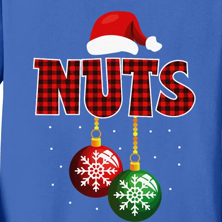 Chest Nuts Christmas Matching Couples Chestnuts Gift Kids Long Sleeve Shirt