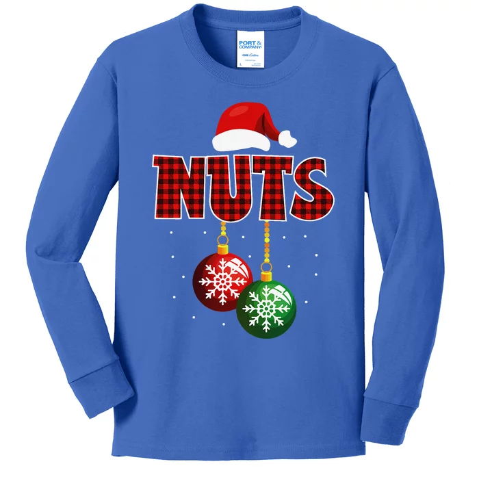 Chest Nuts Christmas Matching Couples Chestnuts Gift Kids Long Sleeve Shirt