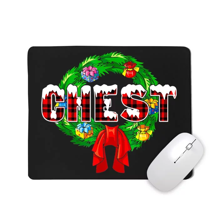 Chest Nuts Christmas Matching Couple Chestnuts Mousepad