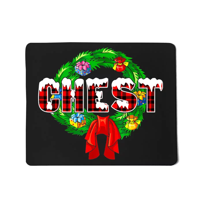 Chest Nuts Christmas Matching Couple Chestnuts Mousepad