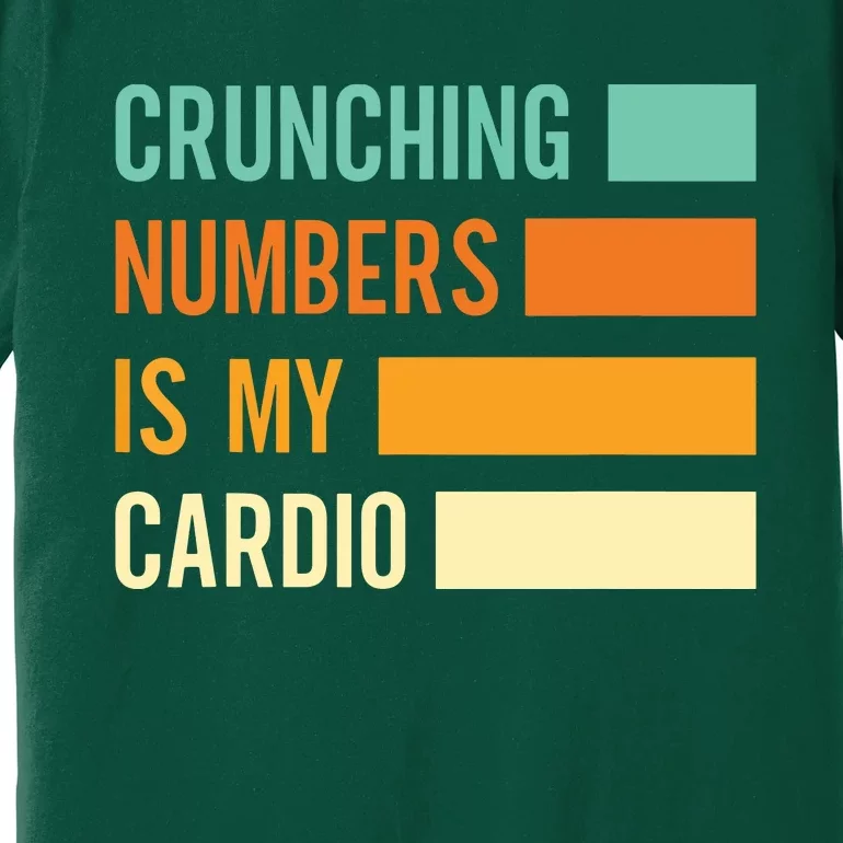 Crunching Numbers CPA Accounting Accountant Premium T-Shirt