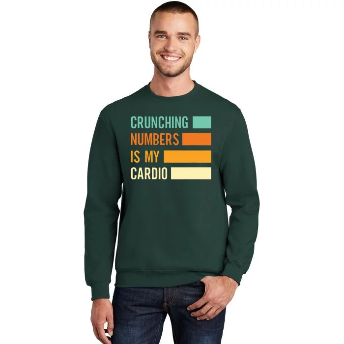 Crunching Numbers CPA Accounting Accountant Tall Sweatshirt