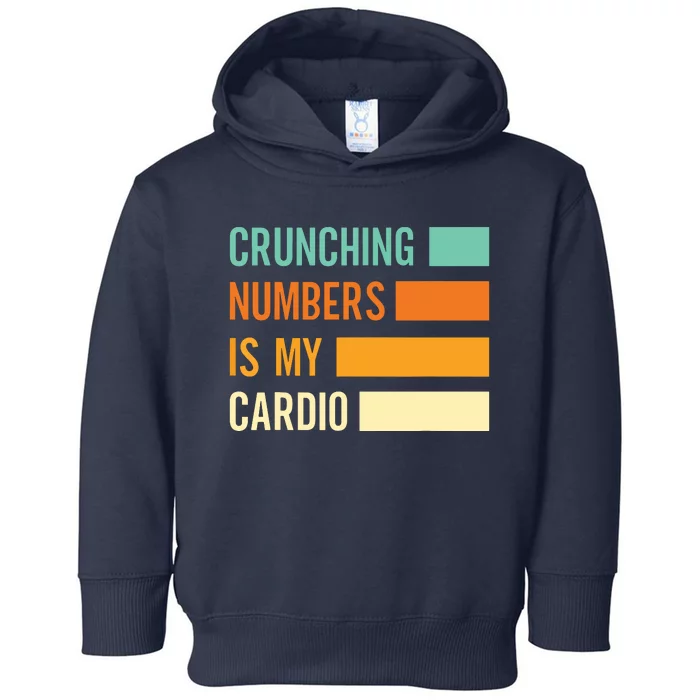 Crunching Numbers CPA Accounting Accountant Toddler Hoodie