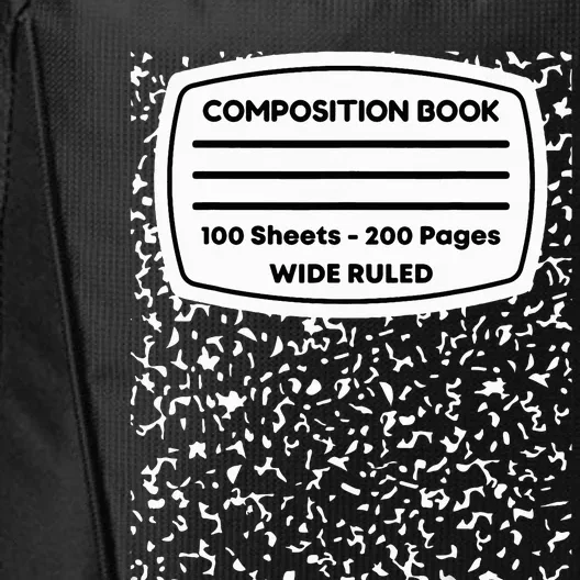 Composition Notebook Costume Matching Group Halloween City Backpack