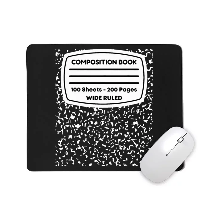 Composition Notebook Costume Matching Group Halloween Mousepad