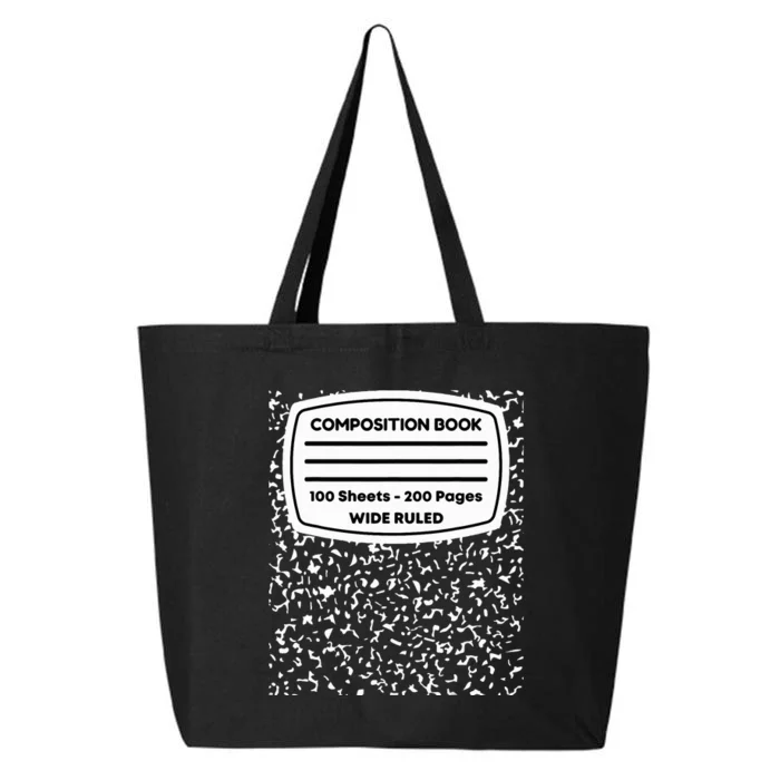 Composition Notebook Costume Matching Group Halloween 25L Jumbo Tote