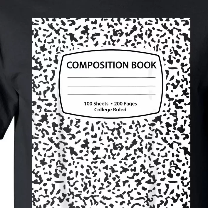 Composition Notebook Costume Matching Group Halloween Tall T-Shirt