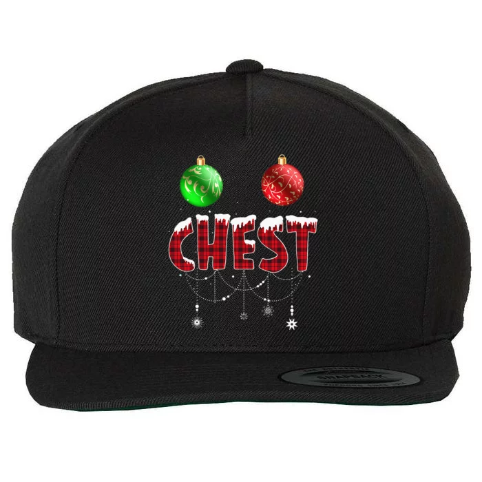 Chest Nuts Christmas Matching Couple Chestnuts Wool Snapback Cap