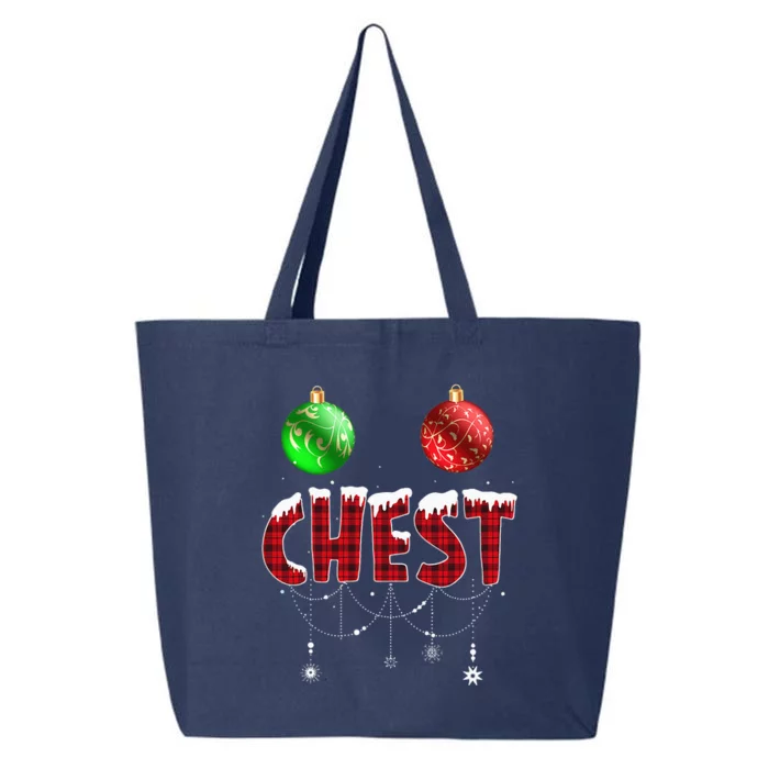 Chest Nuts Christmas Matching Couple Chestnuts 25L Jumbo Tote