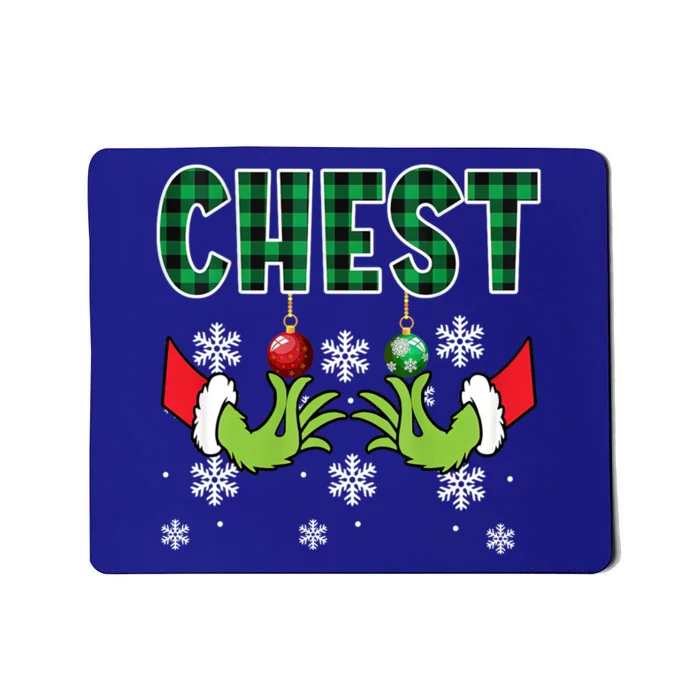 Chest Nuts Christmas Great Gift Funny Matching Couple Chestnuts Meaningful Gift Mousepad