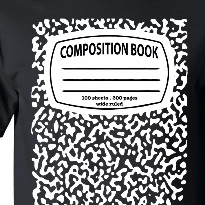 Composition Notebook Costume Matching Group Halloween Tall T-Shirt