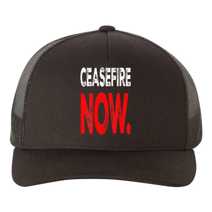 Ceasefire NOW Yupoong Adult 5-Panel Trucker Hat