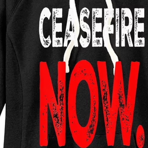 Ceasefire NOW Women's Fleece Hoodie