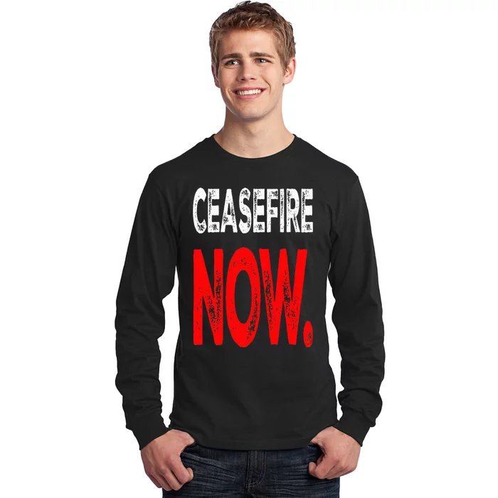 Ceasefire NOW Long Sleeve Shirt