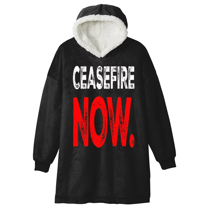 Ceasefire NOW Hooded Wearable Blanket