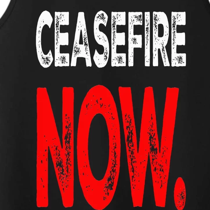 Ceasefire NOW Performance Tank