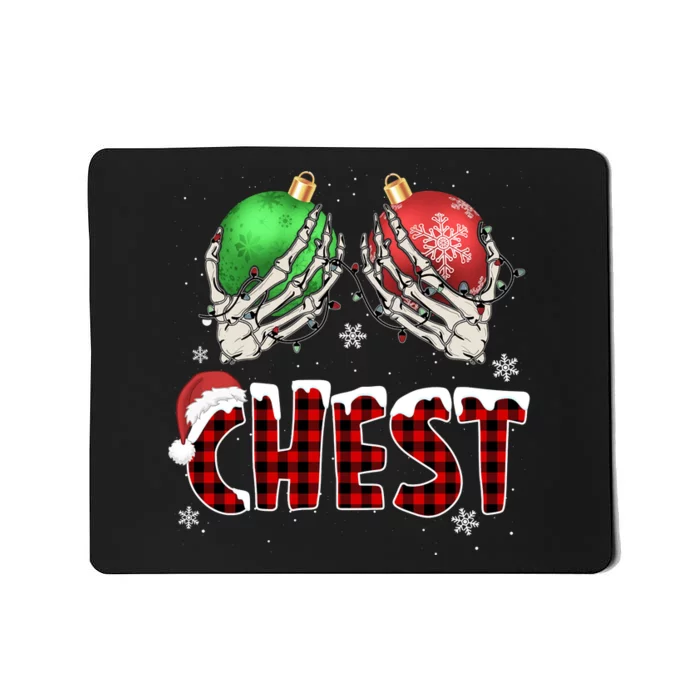 Chest Nuts Christmas Chestnuts Xmas Couple Matching Costume Mousepad