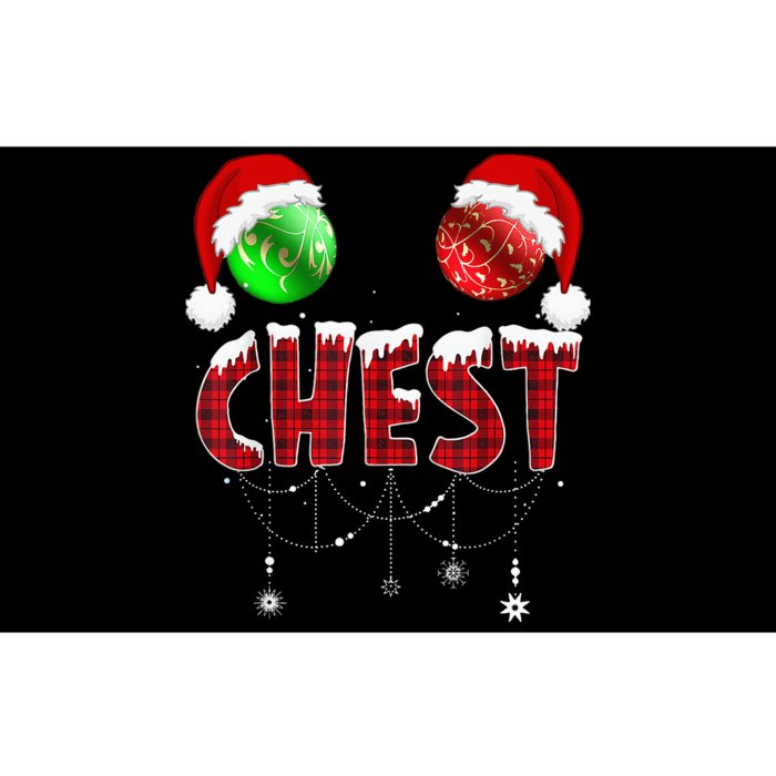 Chest Nuts Christmas Funny Matching Couple Chestnuts Bumper Sticker