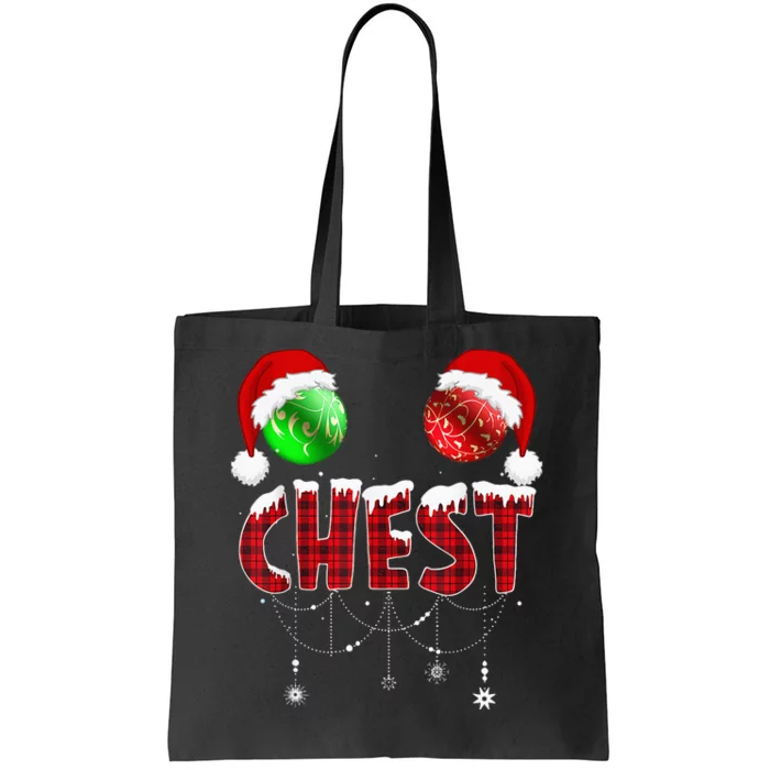 Chest Nuts Christmas Funny Matching Couple Chestnuts Tote Bag