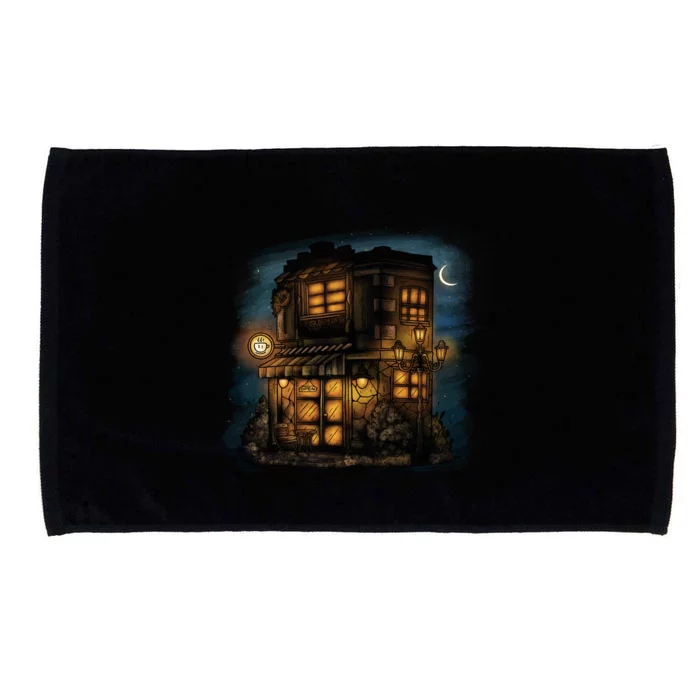 Cafe Night Microfiber Hand Towel