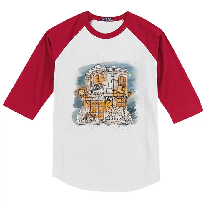 Cafe Night Kids Colorblock Raglan Jersey