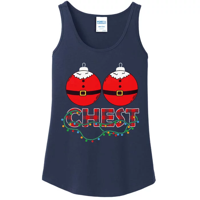 Chest Nuts Christmas Matching Christmas Couples Chestnuts Ladies Essential Tank