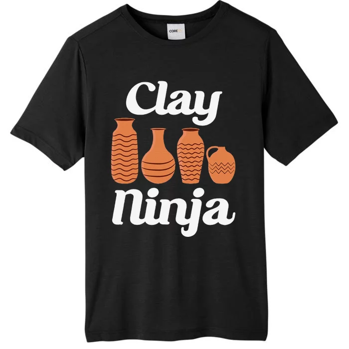 Clay Ninja Ceramic Funny Pottery ChromaSoft Performance T-Shirt