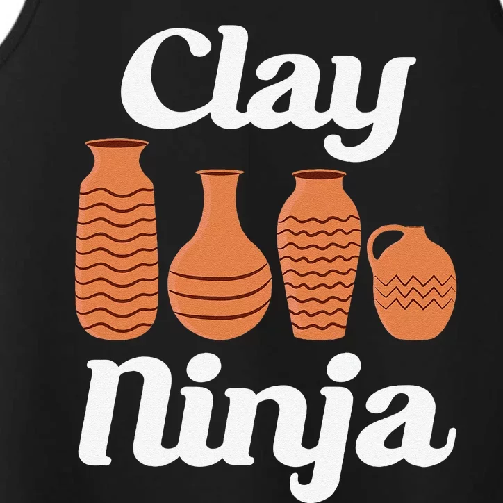 Clay Ninja Ceramic Funny Pottery Performance Tank