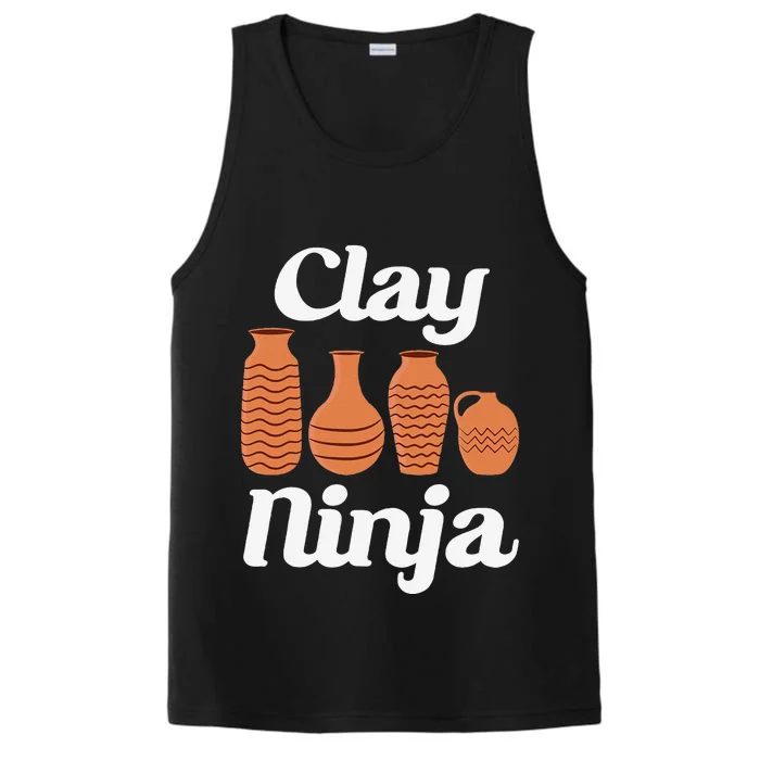 Clay Ninja Ceramic Funny Pottery Performance Tank