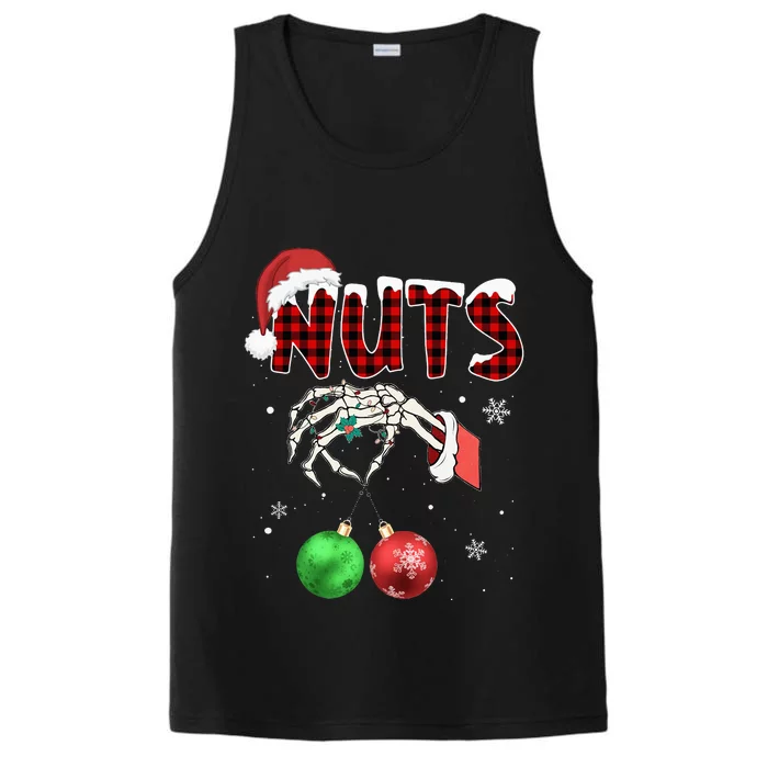 Chest Nuts Christmas Funny Xmas Couples Performance Tank