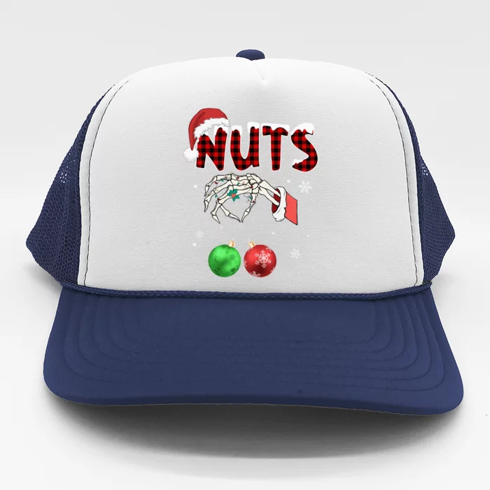 Chest Nuts Christmas Funny Xmas Couples Trucker Hat