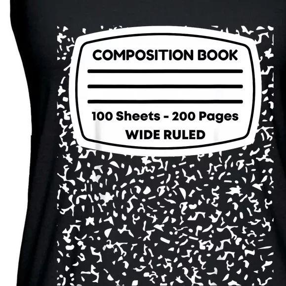 Composition Notebook Costume Matching Group Halloween Ladies Essential Flowy Tank