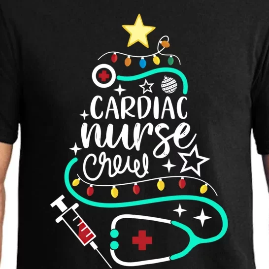 Cardiac Nurse Crew Gift Merry Christmas Cardiology Nursing Gift Pajama Set