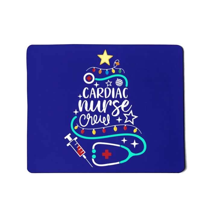 Cardiac Nurse Crew Gift Merry Christmas Cardiology Nursing Gift Mousepad