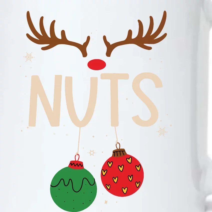 Chest Nuts Christmas Matching Couple Chestnuts Funny Black Color Changing Mug