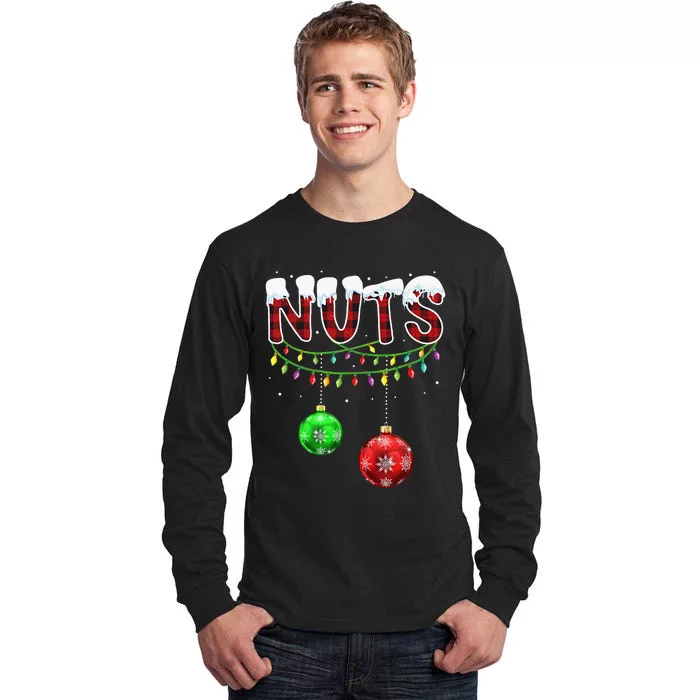 Chest Nuts Christmas Matching Couple Chestnuts Tall Long Sleeve T-Shirt