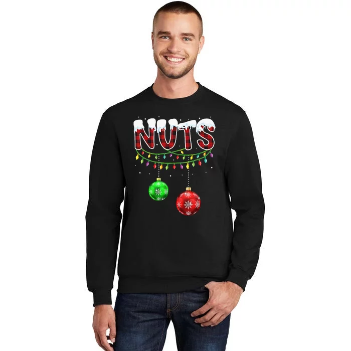 Chest Nuts Christmas Matching Couple Chestnuts Tall Sweatshirt