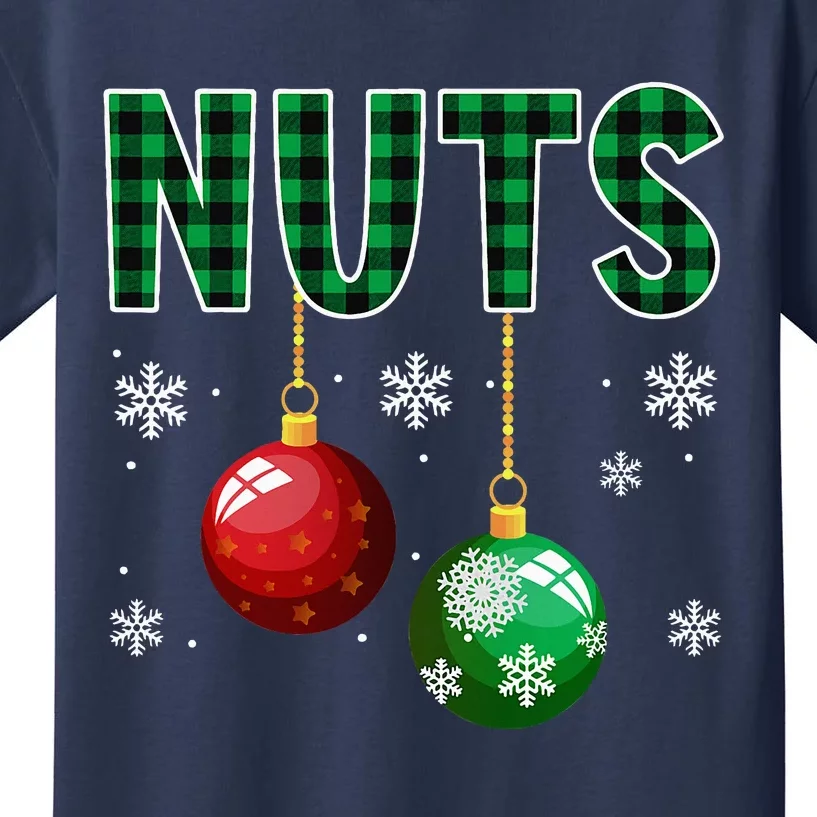 Chest Nuts Christmas Matching Couple Chestnuts Kids T-Shirt