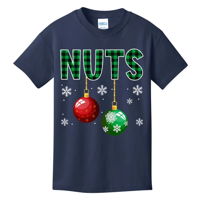 Chest Nuts Christmas Matching Couple Chestnuts Kids T-Shirt