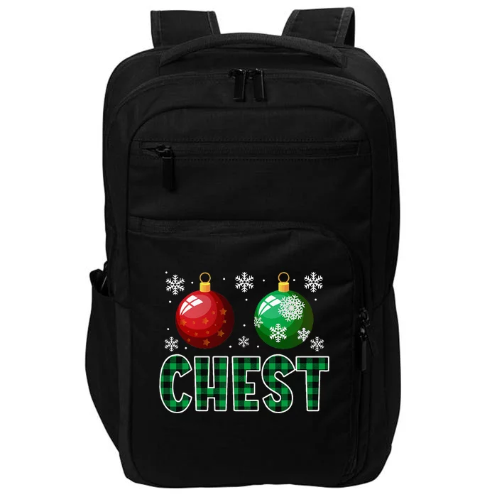 Chest Nuts Christmas Matching Couple Chestnuts Impact Tech Backpack