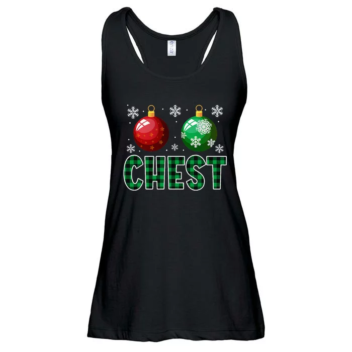 Chest Nuts Christmas Matching Couple Chestnuts Ladies Essential Flowy Tank