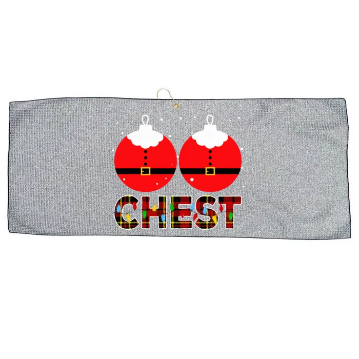 Chest Nuts Christmas Matching Couple Chestnuts Xmas Large Microfiber Waffle Golf Towel