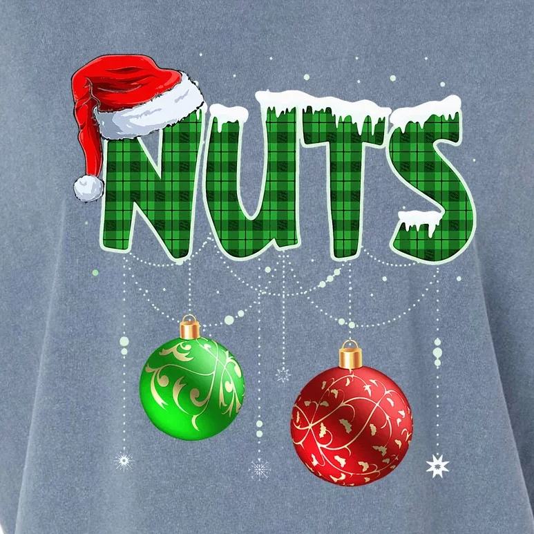 Chest Nuts Christmas Matching Couple Chestnuts Garment-Dyed Women's Muscle Tee