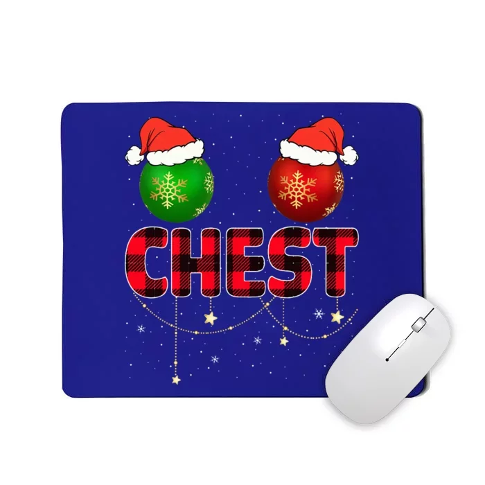 Chest Nuts Couples Matching Xmas Chestnuts Christmas Couples Mousepad