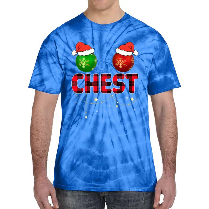 Chest Nuts Couples Matching Xmas Chestnuts Christmas Couples Tie-Dye T-Shirt