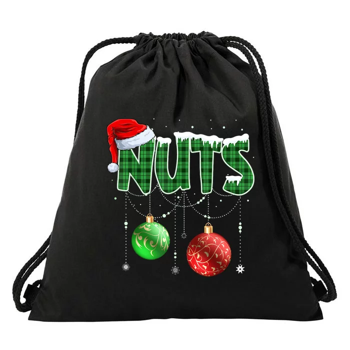 Chest Nuts Christmas Matching Couple Chestnuts Drawstring Bag