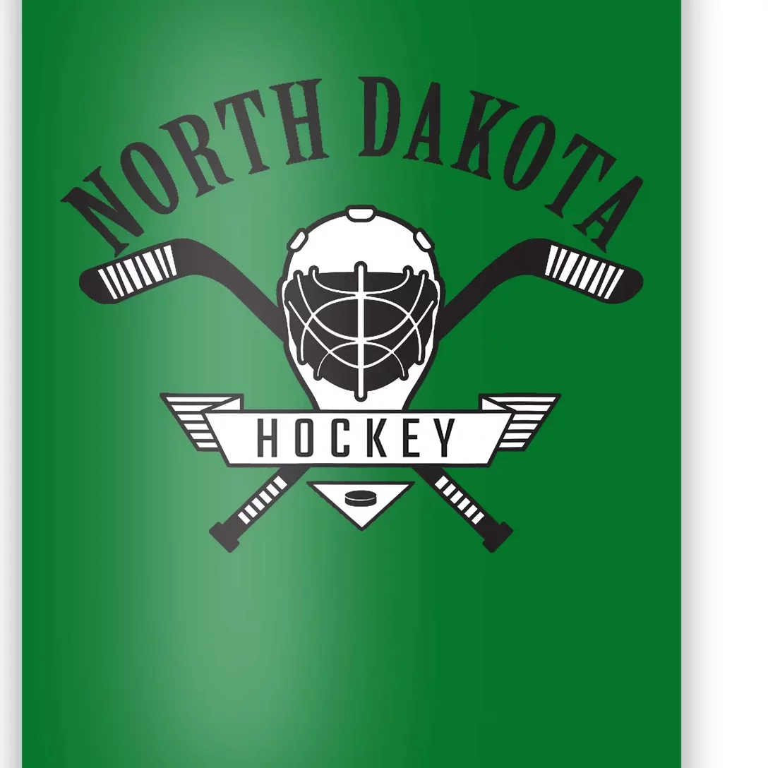 Classic North Dakota Hockey Poster