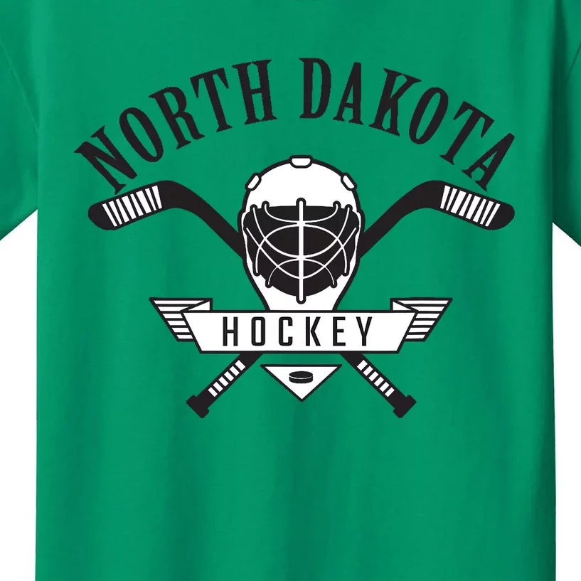 Classic North Dakota Hockey Kids T-Shirt