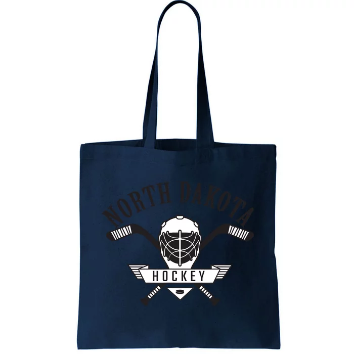 Classic North Dakota Hockey Tote Bag