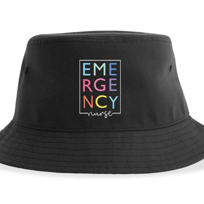 Cool Nurse Emergency Department Emergency Nursing Room Sustainable Bucket Hat